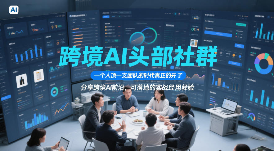 跨境AI头部社群，一个人顶一支团队的时代真正的开始了，分享跨境AI前沿，可落地的实战经验(更新5月23日)-资源宝库