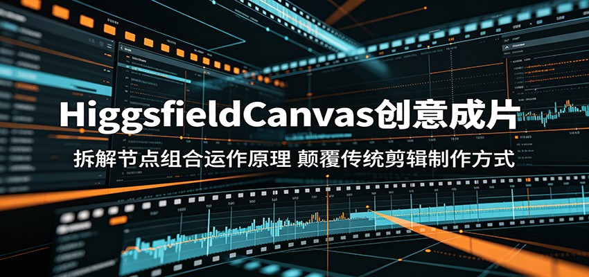 HiggsfieldCanvas创意成片：拆解节点组合运作原理，颠覆传统剪辑制作方式-资源宝库