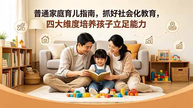 付费文章：普通家庭育儿指南，抓好社会化教育，四大维度培养孩子立足能力-资源宝库