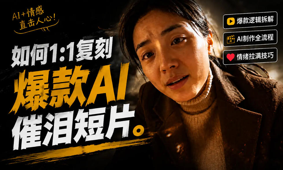 豆包+Gemini生成真人AI短剧-拆解复刻百万爆款第一人称短片，一站式讲透爆款复刻全流程-资源宝库