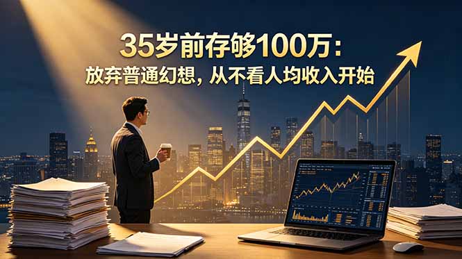 35岁前存够100万：放弃普通幻想，从不看人均收入开始-资源宝库