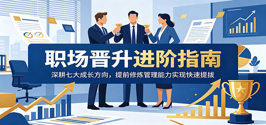 职场晋升进阶指南：深耕七大成长方向，提前修炼管理能力实现快速提拔-资源宝库