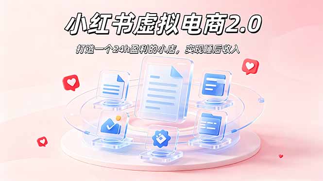 2026 年最强风口掘金项目：AI小红书虚拟电商，布局搜索流量，每日躺赚500+-资源宝库