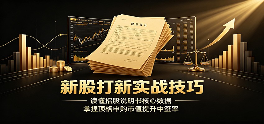 新股打新实战技巧：读懂招股说明书核心数据，拿捏顶格申购市值提升中签率-资源宝库