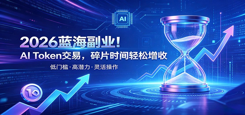 AI Token算力赛道！普通人可入局的数字副业，零门槛快速起步-资源宝库