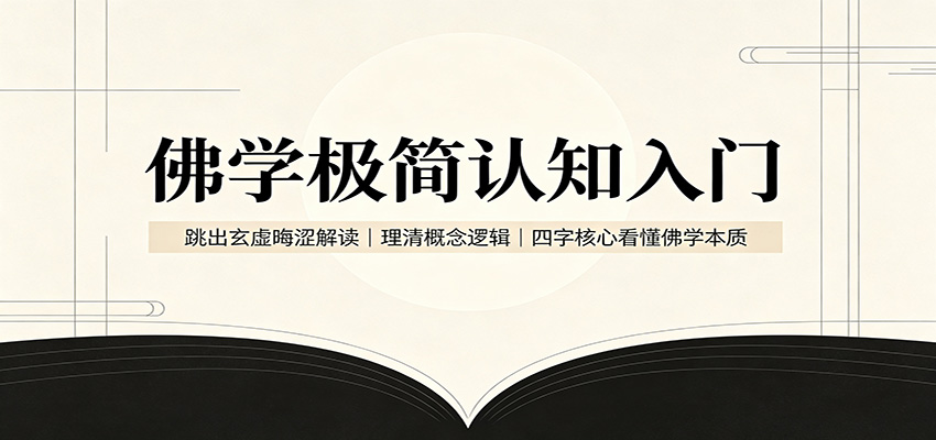 佛学极简认知入门：跳出玄虚晦涩解读，理清概念逻辑，四字核心看懂佛学本质-资源宝库