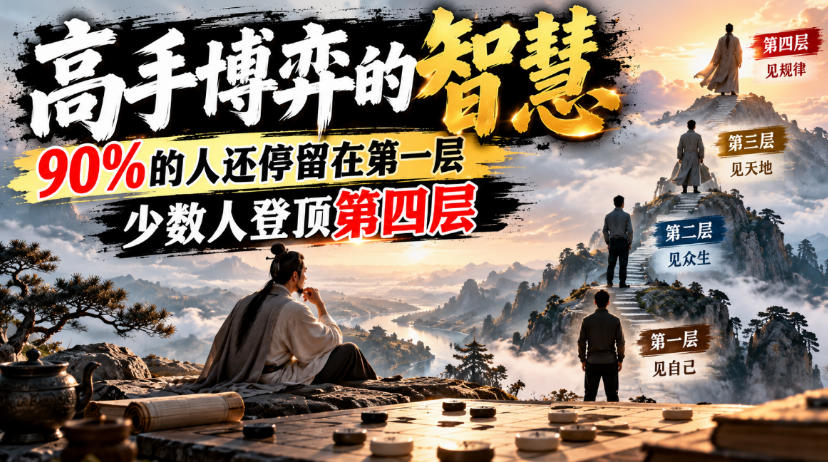 付费文章：高手博弈的智慧，90%的人还停留在第一层，少数人登顶第四层-资源宝库