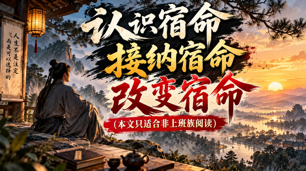某公众号付费文章：认识宿命，接纳宿命，改变宿命(本文只适合非上班族阅读)-资源宝库