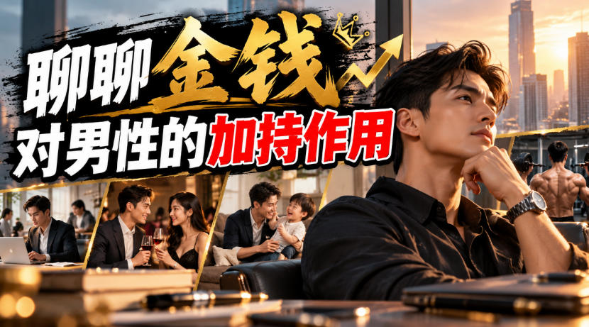 某公众号付费文章：聊聊金钱对男性的加持作用-资源宝库