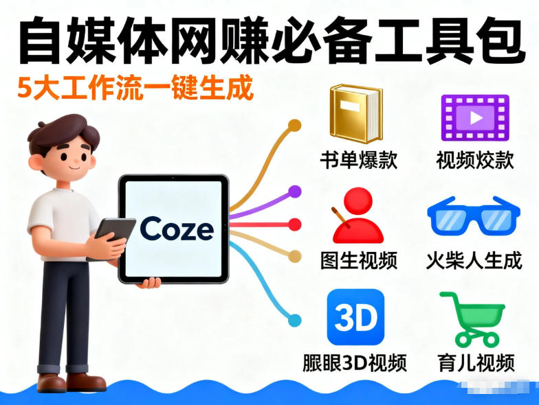 Coze工作流合集，内容一共100份左右，内容丰富，可以提供工作效率-资源宝库