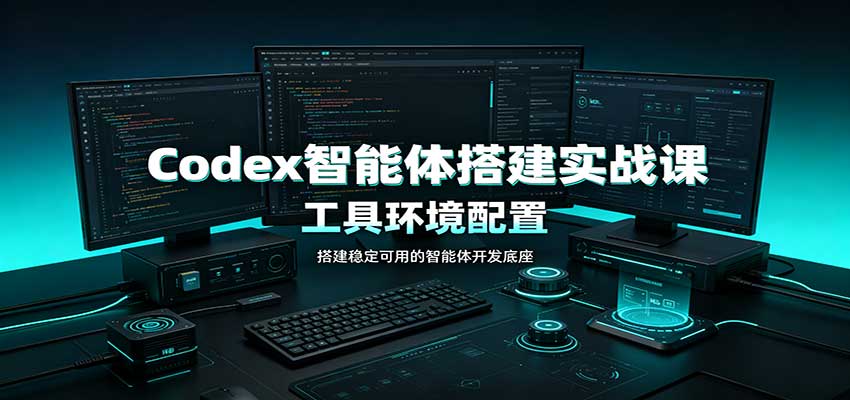 Codex智能体搭建实战课：工具环境配置，自定义技能开发，多业务自动化教学-资源宝库