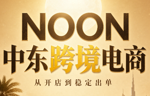 NOON中东跨境电商：从开店到稳定出单(更新2026)-资源宝库