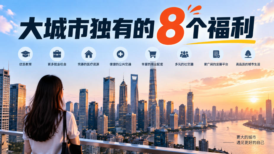 某公众号付费文章：大城市独有的8个福利-资源宝库