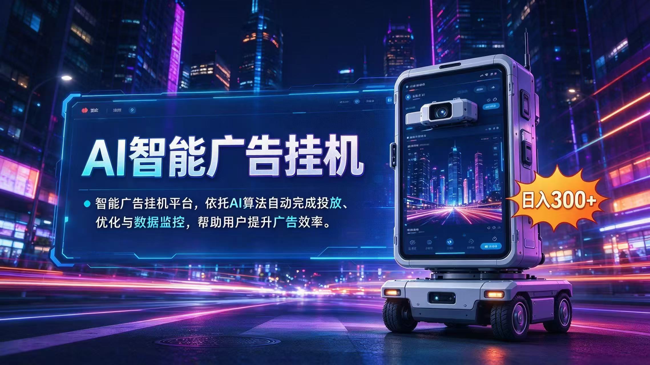 AI 智能广告挂机｜AI 自动运行，轻松托管广告任务-资源宝库