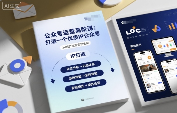 公众号运营高阶课，打造一个优质IP公众号-资源宝库