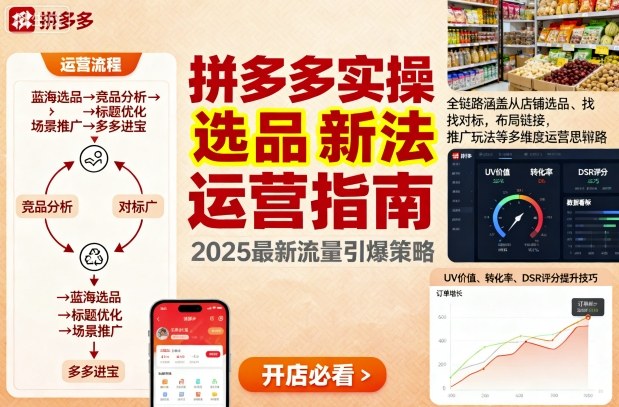 王校长9月12拼多多实操新玩法，全链路涵盖从店铺选品、找对标，布局链接，推广玩法等多维度运营思路-资源宝库