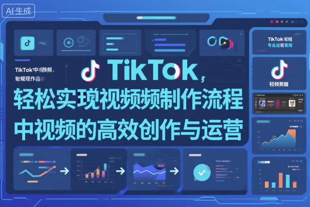 TikTok中视频制做流程，轻松实现Tk中视频的高效创作与运营-资源宝库