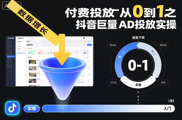 ​​‌‬‌‍⁤⁣​​⁤⁢​⁤​‍‬‬​⁤⁣‍‬⁤​⁡​⁣⁡‌‍​⁤⁣‍⁣​‌⁢⁢⁡‍⁣⁡​付费投放从0到1之抖音巨量AD投放实操-资源宝库