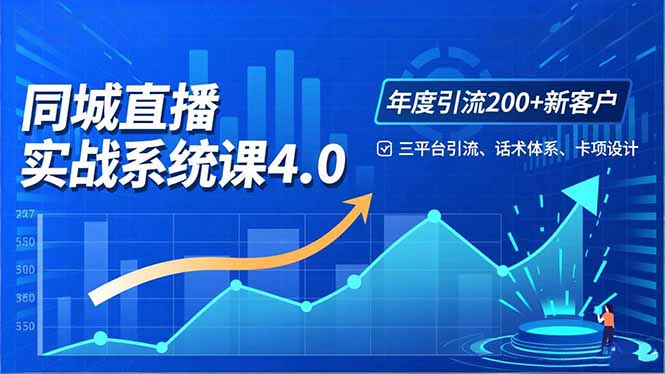 实体店直播实战班4.0，三平台引流、话术体系、卡项设计，年度引流200客月增10万-资源宝库