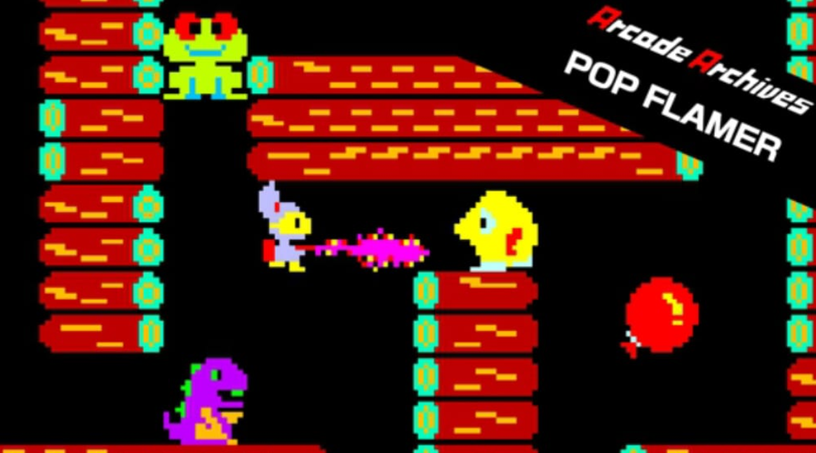 《街机：POP火焰 Arcade Archives POP FLAMER》Switch英文版NSP下载-资源宝库