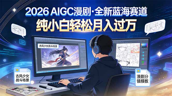 2026年全新蓝海赛道，纯小白轻松月入过万-资源宝库