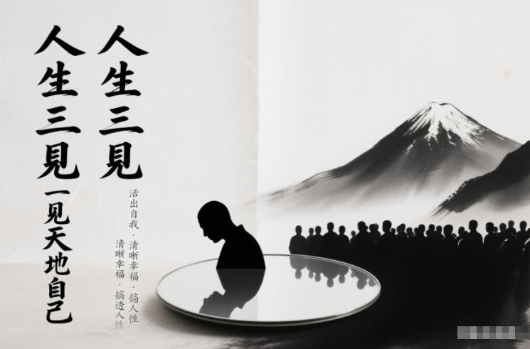 人生三见一见天地见众生见自己，活出自我拥有清晰幸福人生，搞透人性-资源宝库