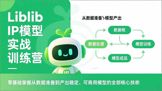 Liblib IP模型实战训练营，零基础掌握从数据准备到产出稳定、可商用模型的全部核心技能-资源宝库