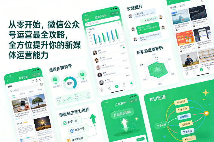 从零开始，微信公众号运营最全攻略，全方位提升你的新媒体运营能力-资源宝库