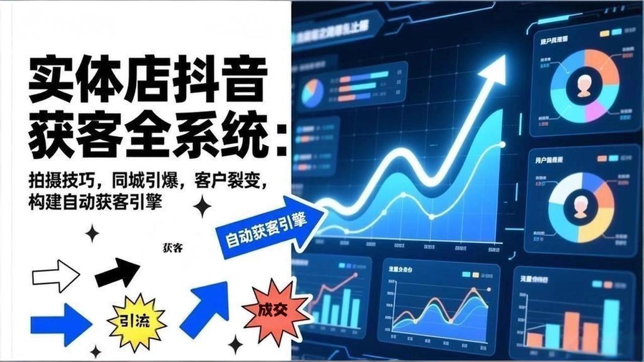 2026实体店抖音获客全系统：拍摄技巧，同城引爆，客户裂变，构建自动获客引擎-资源宝库