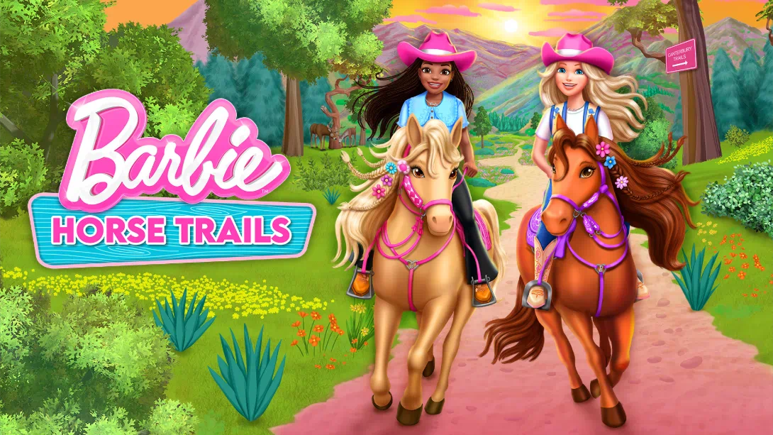 【美版】芭比马术小径 .Barbie Horse Trails 中文-资源宝库