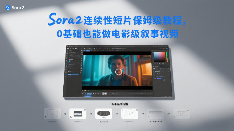 Sora2连续性短片保姆级教程，0基础也能做电影级叙事视频-资源宝库