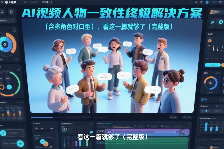 AI视频人物一致性终极解决方案(含多角色对口型)，看这一篇就够了(完整版)-资源宝库