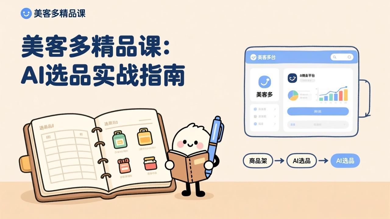 AI+美客多精品课，工具实操、数据选品、AI优化，新手也能快速上手，月入5000+美元-资源宝库