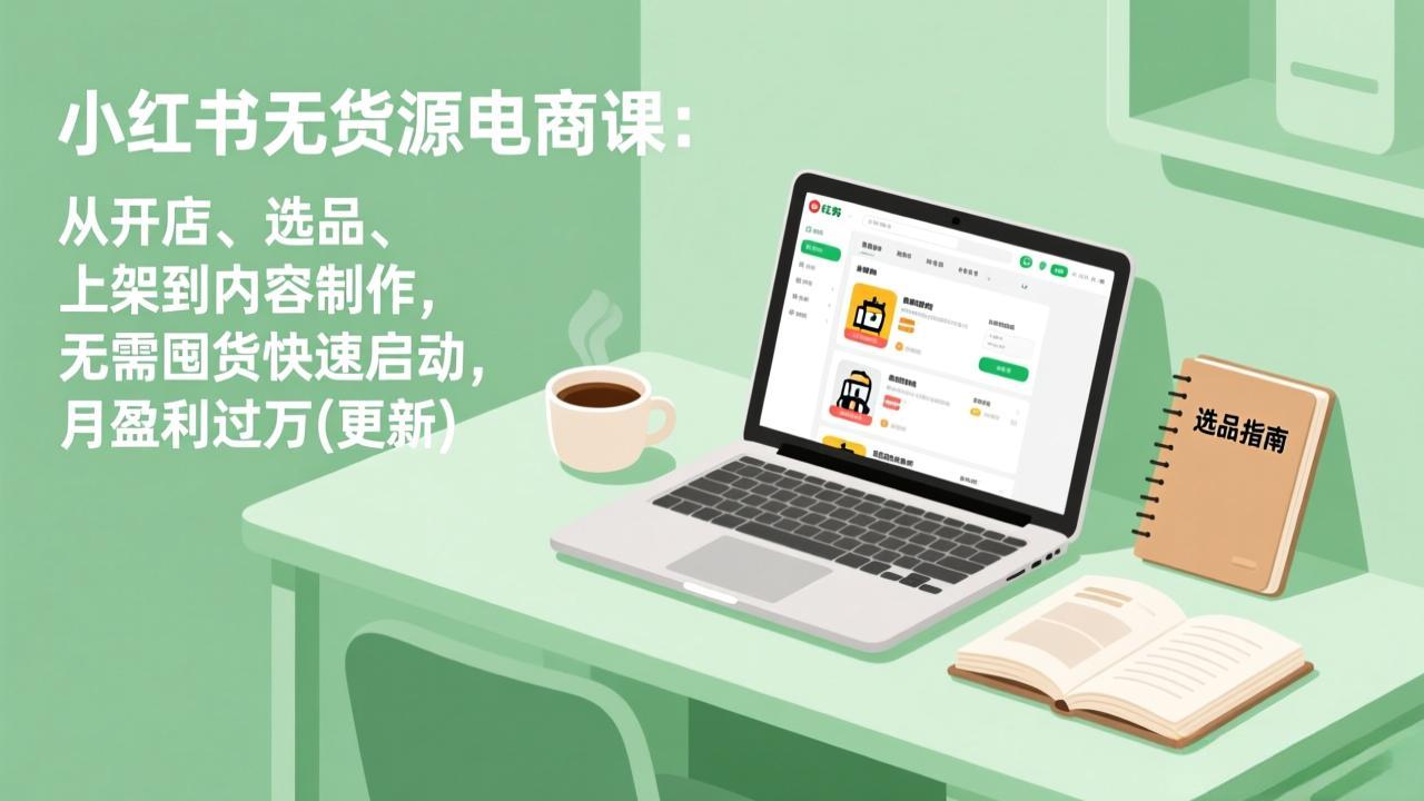 小红书无货源电商课(更新-资源宝库