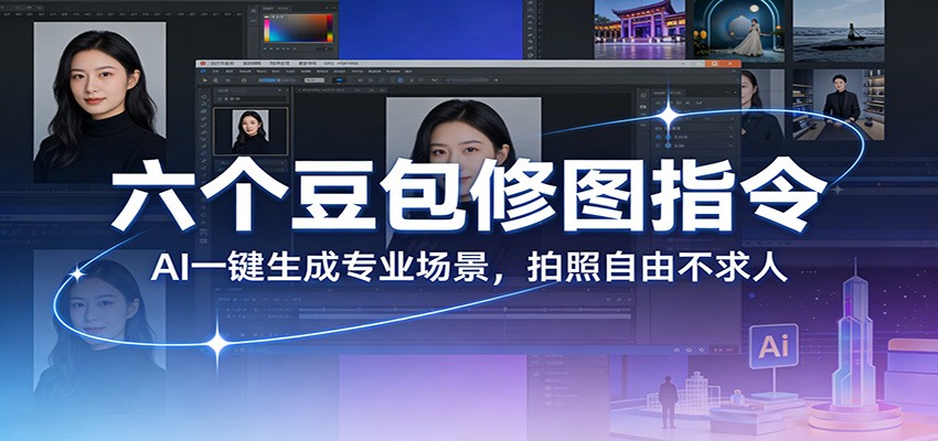 六个豆包修图指令:AI 一键生成专业场景,拍照自由不求人-资源宝库