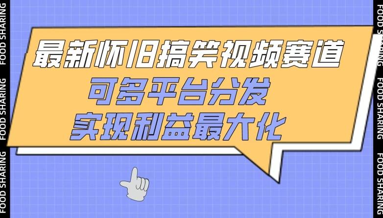 最新怀旧搞笑视频赛道，可多平台分发，实现利益最大化【揭秘】-资源宝库