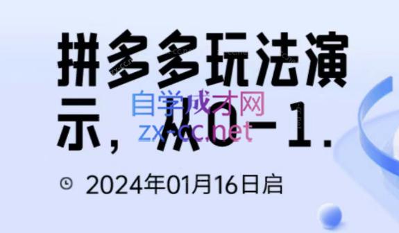 吴老师·拼多多从选品到截流到付费的玩法技巧-资源宝库