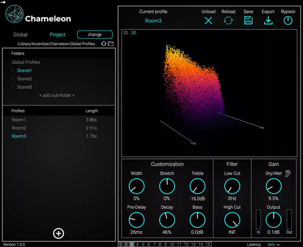 Accentize Chameleon(智能音频插件) v2.1.1 免费版-资源宝库