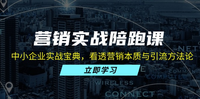 营销实战陪跑课：中小企业实战宝典，看透营销本质与引流方法论-资源宝库