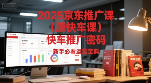 2025京东推广课(原快车课)解锁京东快车推广密码，新手必看运营宝典-资源宝库