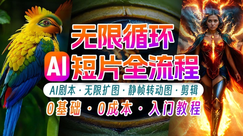 AI剪辑无限循环画面：新手轻松月入上万的秘技【揭秘】-资源宝库