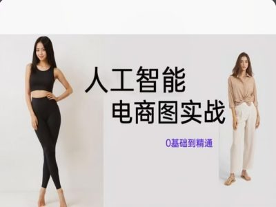 人工智能SD电商图实战，ai绘图0基础到精通-资源宝库