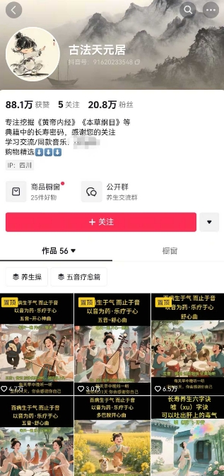 古法五音养生教程，五音疗愈的视频的制作方法，2-4小时就能学会，作者10天涨粉10W-资源宝库