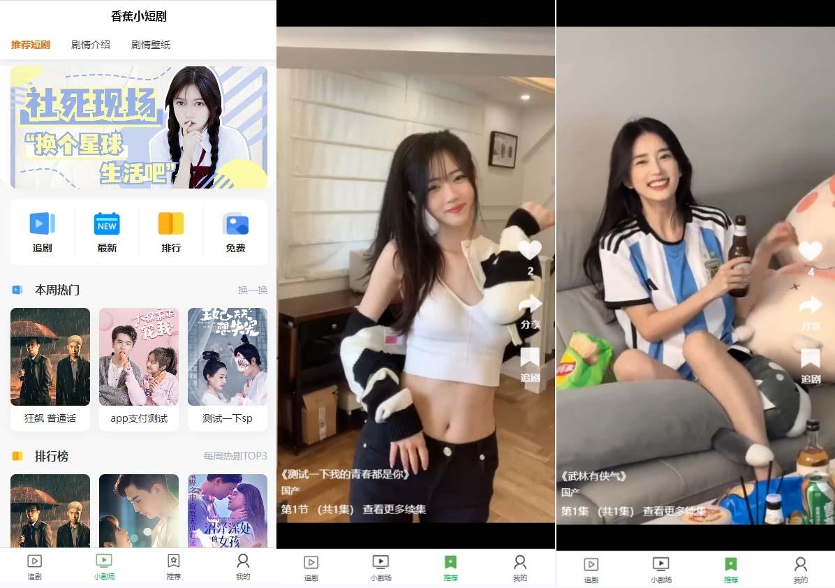 (8542期)小剧场短剧影视系统源码 全开源 带支付收益+会员机制+代理推广等模式【...-资源宝库